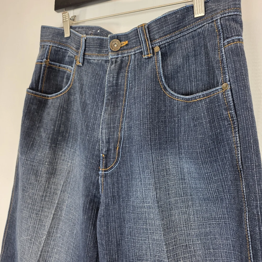 Russo Exclusive Underground Denim Jeans 34x34 Baggy Y2K Vintage Streetwear